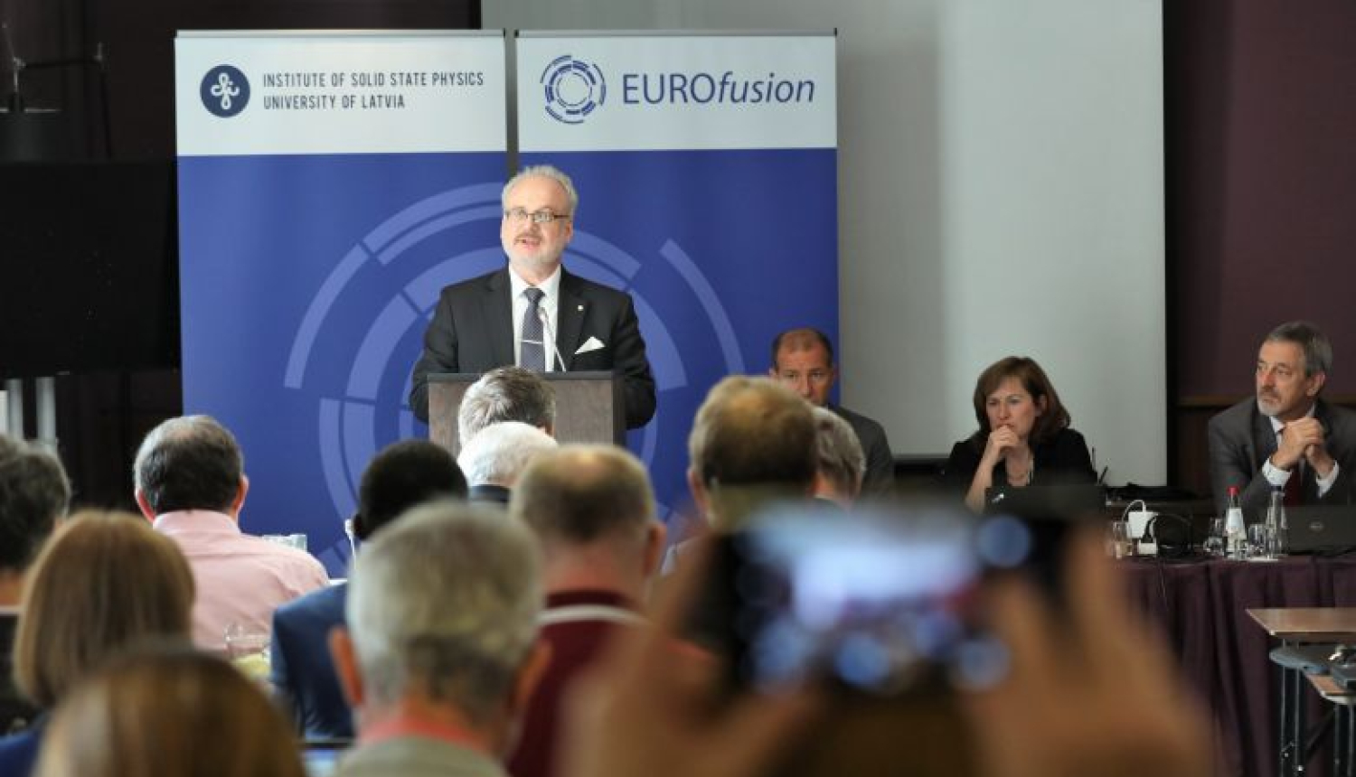 Valsts prezidenta Egila Levita uzruna 26. EUROfusion Ģenerālās asamblejas sanāksmē