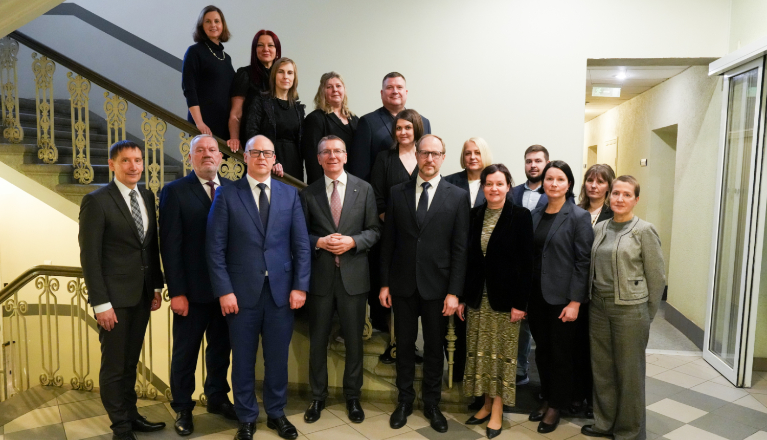 Valsts prezidents ar Ģenerālprokuratūras darbiniekiem