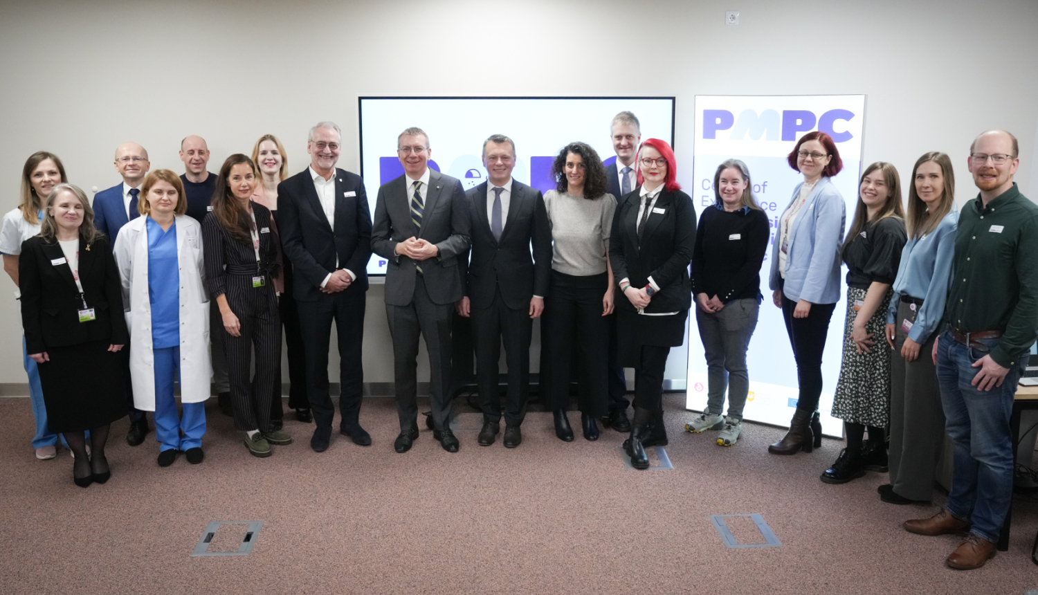 29.01.2025. Valsts prezidenta Edgara Rinkēviča dalība Precīzijas medicīnas centra pediatrijā atklāšanas pasākumā