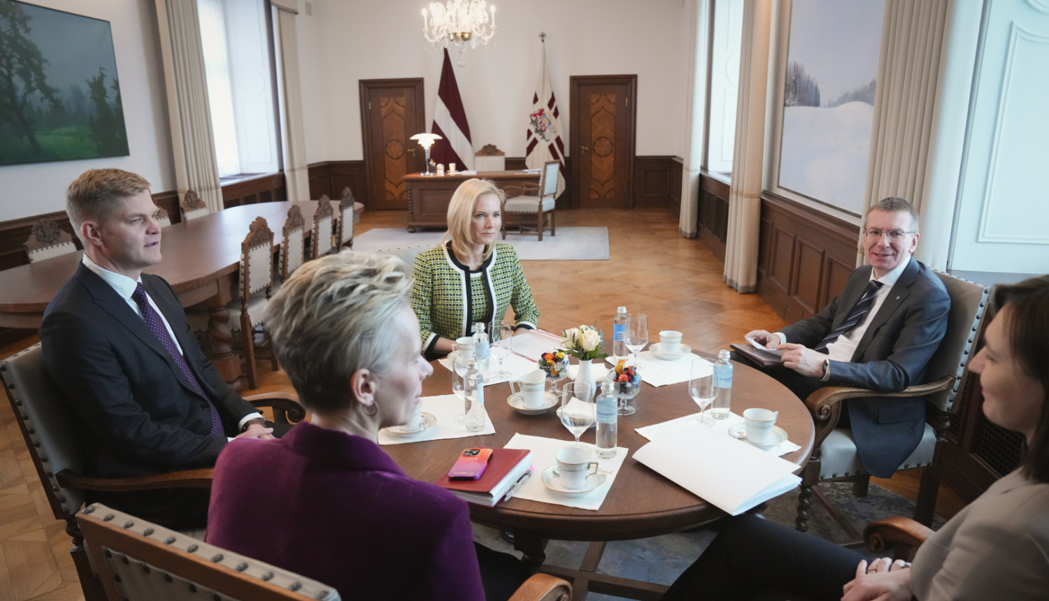 11.03.2025. Valsts prezidenta Edgara Rinkēviča tikšanās ar Latvijas Daudzbērnu ģimeņu apvienību