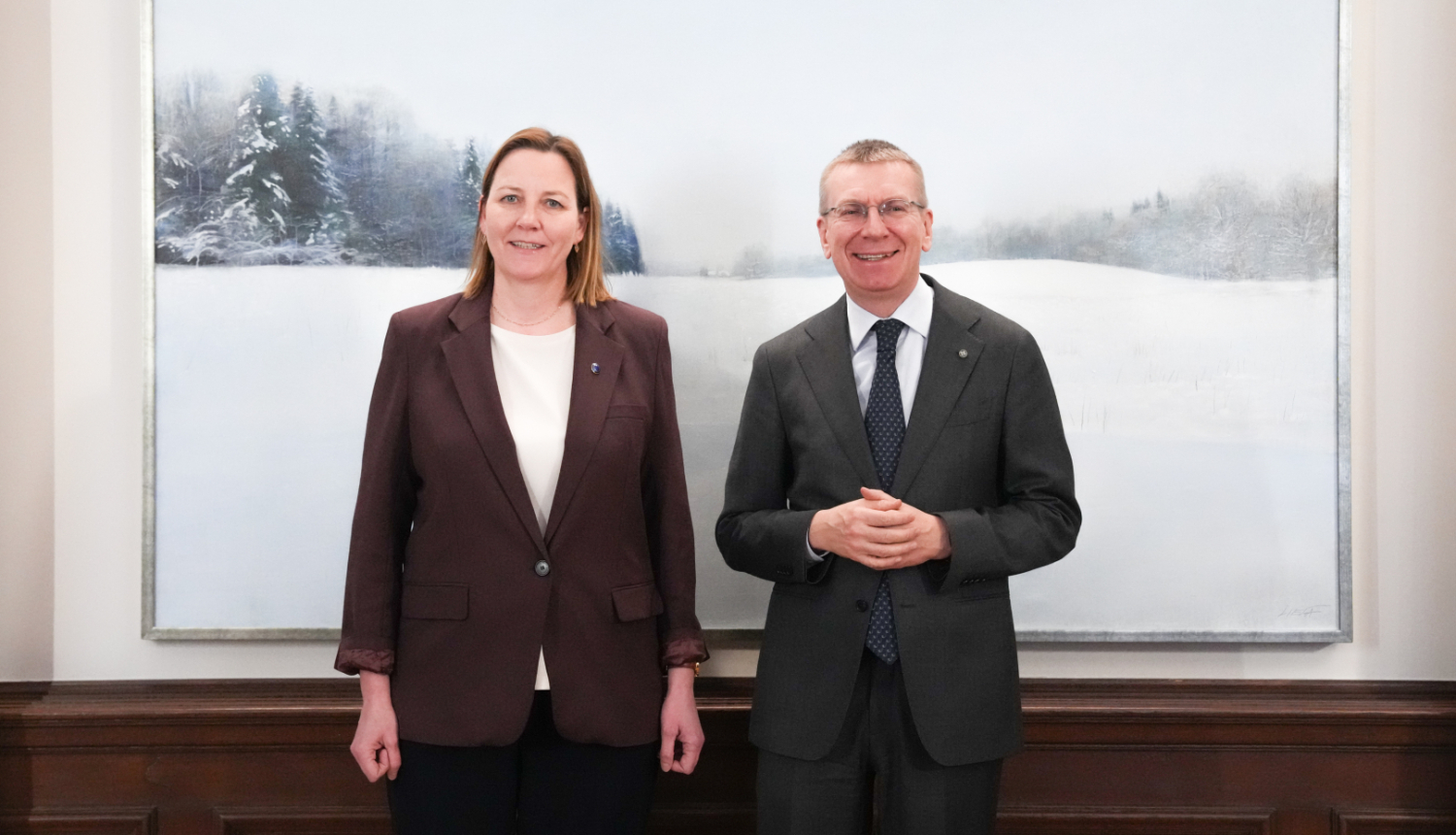 Valsts prezidents tiekas ar Eiropas Komisijas ģenerālsekretāri