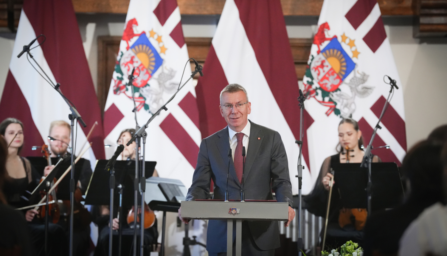 Valsts prezidenta Edgara Rinkēviča uzruna koncertā Mūzika Rīgas pilī
