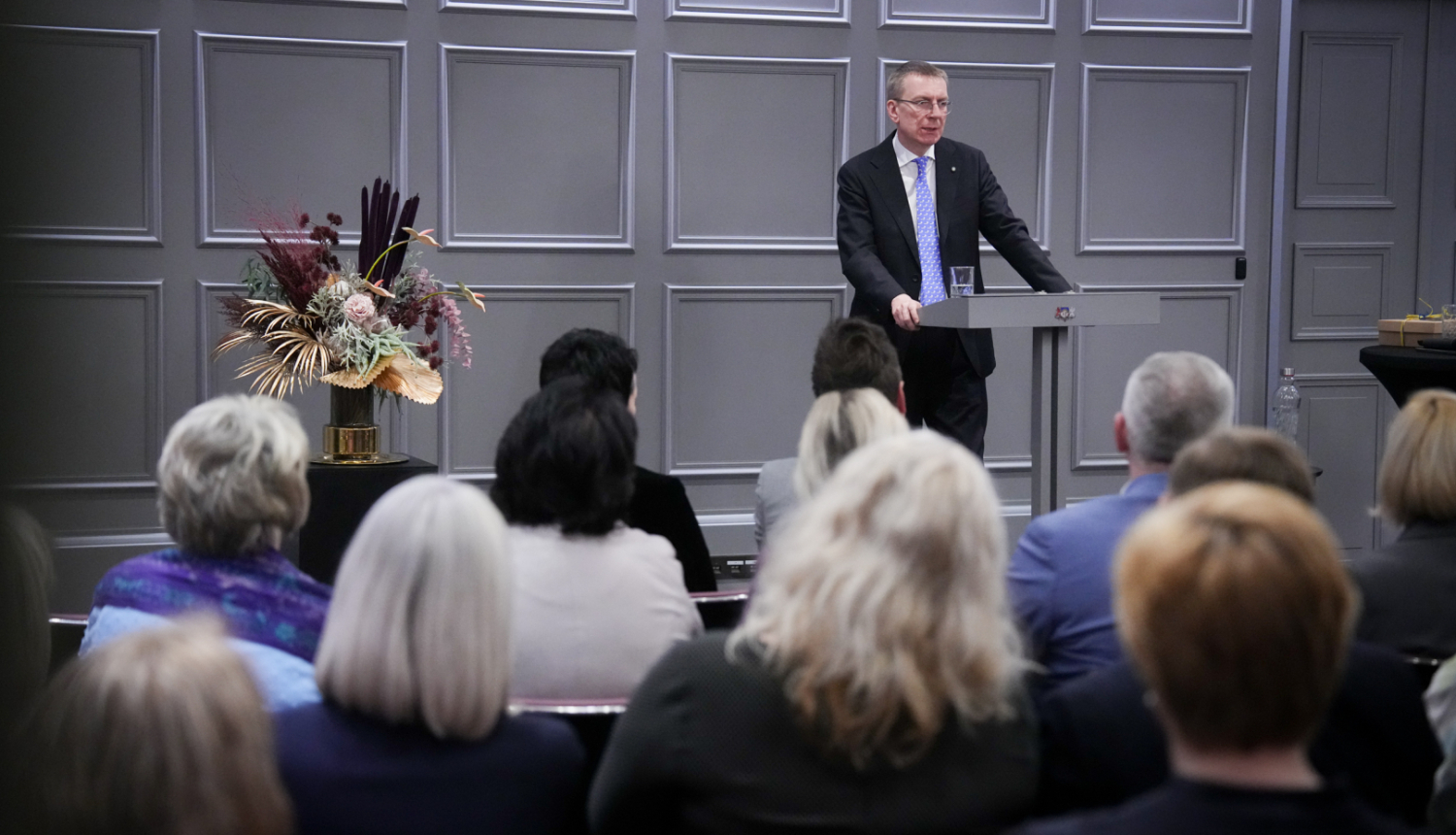 07.03.2025. Valsts prezidenta Edgara Rinkēviča dalība Valsts kancelejas Augstākā līmeņa vadītāju seminārā "Līderības kods".