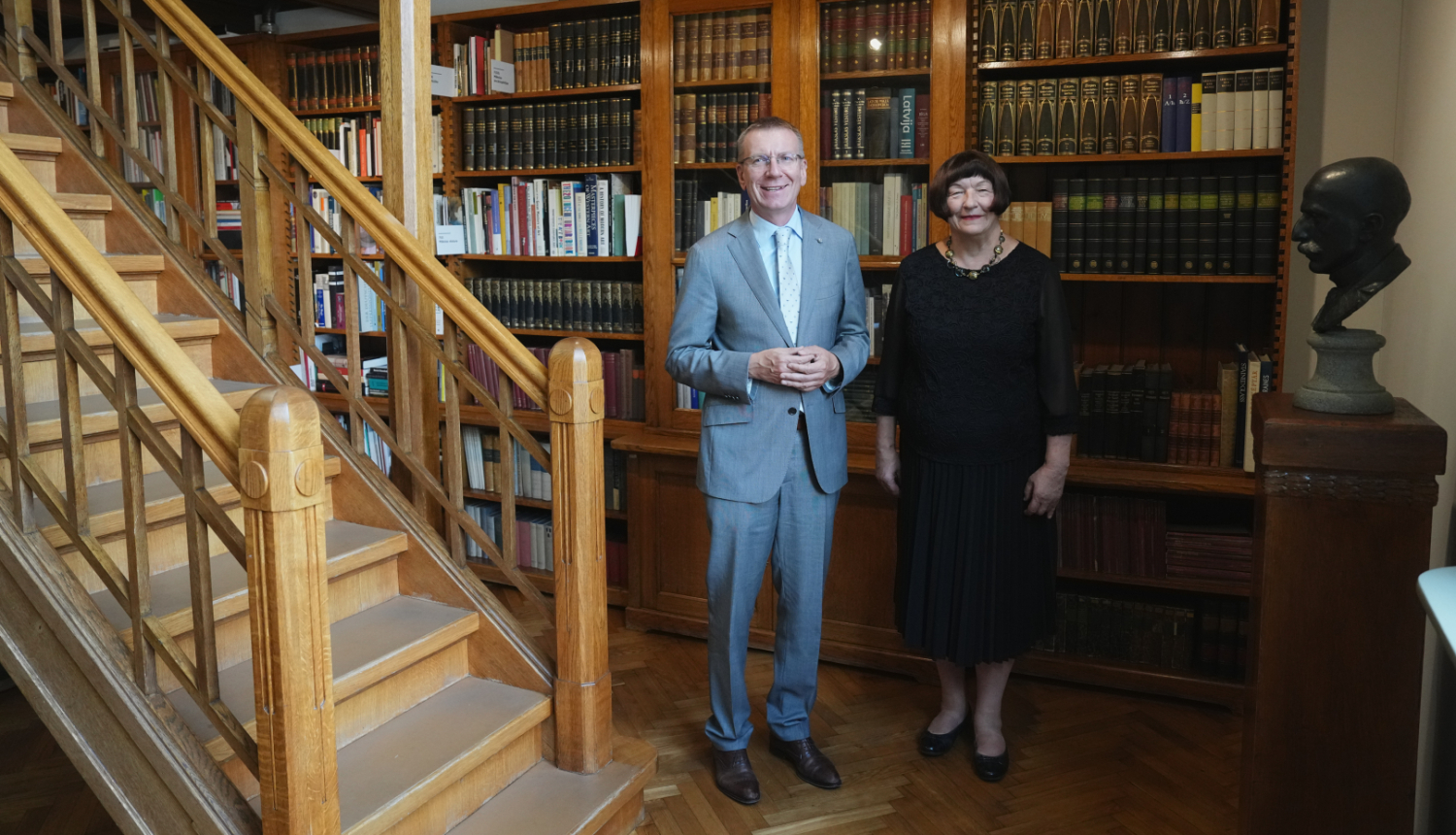 Valsts prezidenta Edgara Rinkēviča vizīte Latvijas Nacionālajā mākslas muzejā