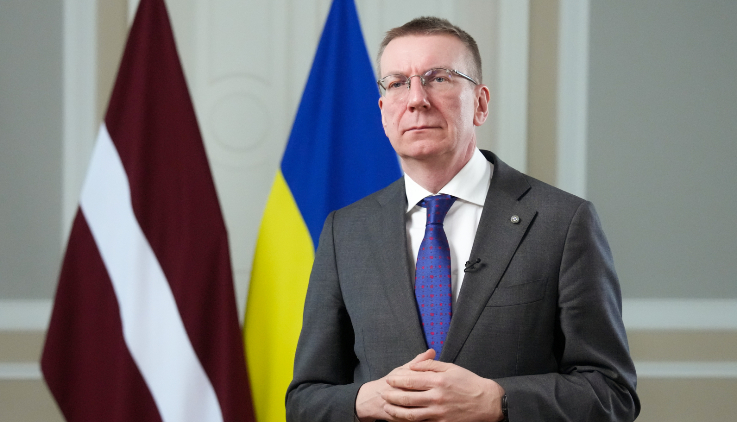 Valsts prezidenta Edgara Rinkēviča videouzruna Krievijas sāktā pilna mēroga kara pret Ukrainu ceturtajā gadadienā