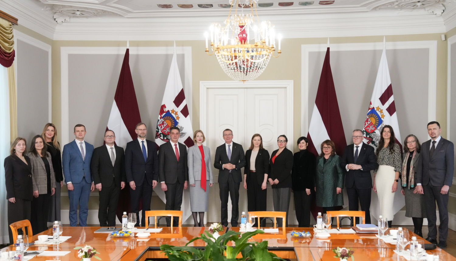 Valsts prezidenta Edgara Rinkēviča tikšanās ar projekta "Liepāja - Eiropas kultūras galvaspilsēta 2027. gadā (Liepāja 2027)" pārraudzības padomi 