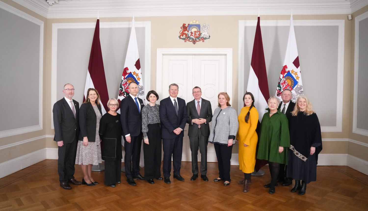 27.02.2025.  Valsts prezidenta Edgara Rinkēviča tikšanās ar Pasaules brīvo latviešu apvienības (PBLA) vadības delegāciju