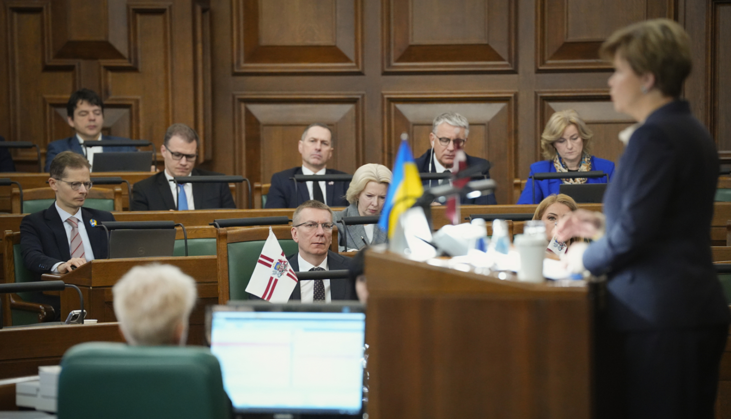 29. janvārī Valsts prezidents Edgars Rinkēvičs piedalījās Saeimas ārlietu debatēs.