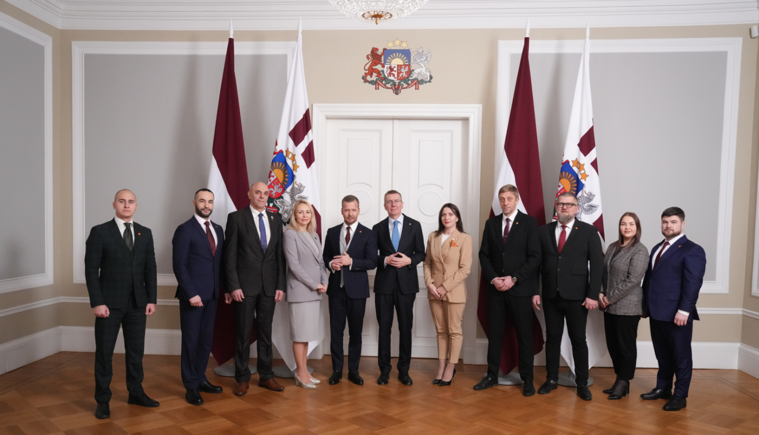 Valsts prezidenta Edgara Rinkēviča tikšanās ar Saeimas frakcijas “Stabilitātei!” pārstāvjiem