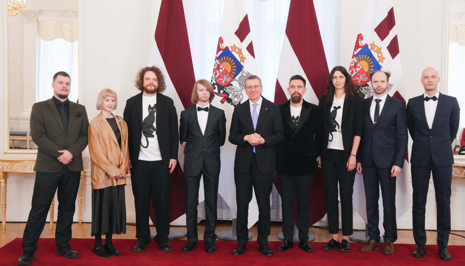 07.03.2025. Valsts prezidenta Edgara Rinkēviča tikšanās ar animācijas filmas “Straume” radošo komandu