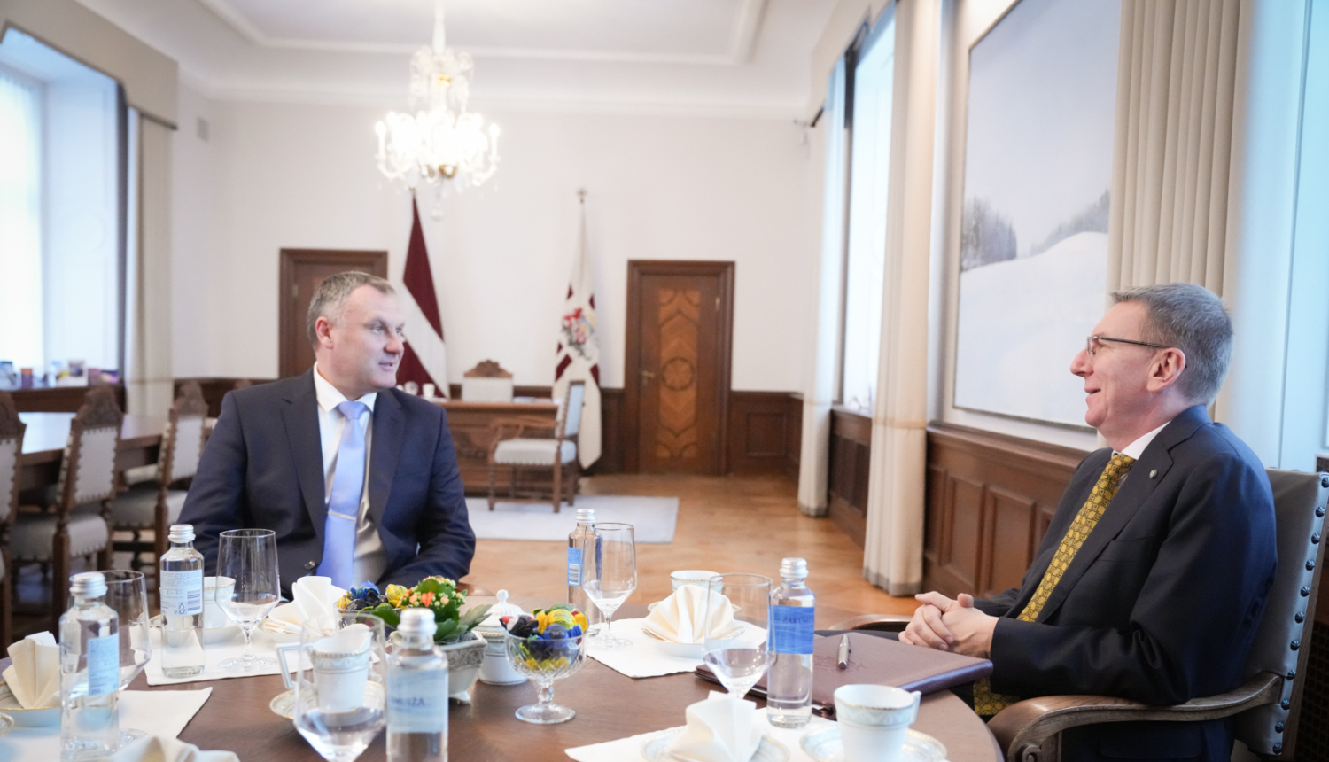 Valsts prezidenta Edgara Rinkēviča tikšanās ar ģenerālprokuroru Juri Stukānu