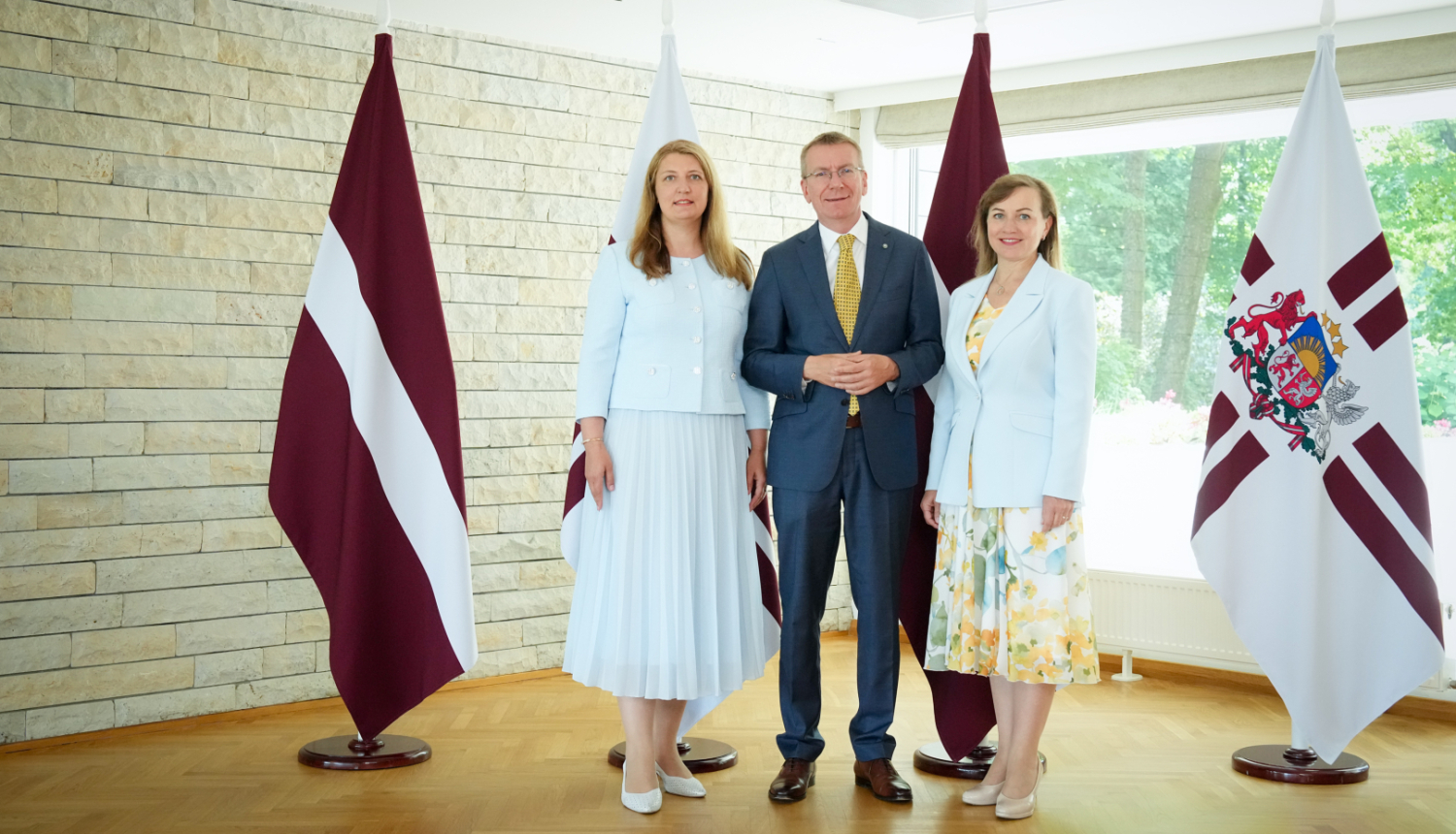 Valsts prezidents Edgars Rinkēvičs tiekas ar Latvijas Izglītības un zinātnes darbi nieku arodbiedrības pārstāvēm