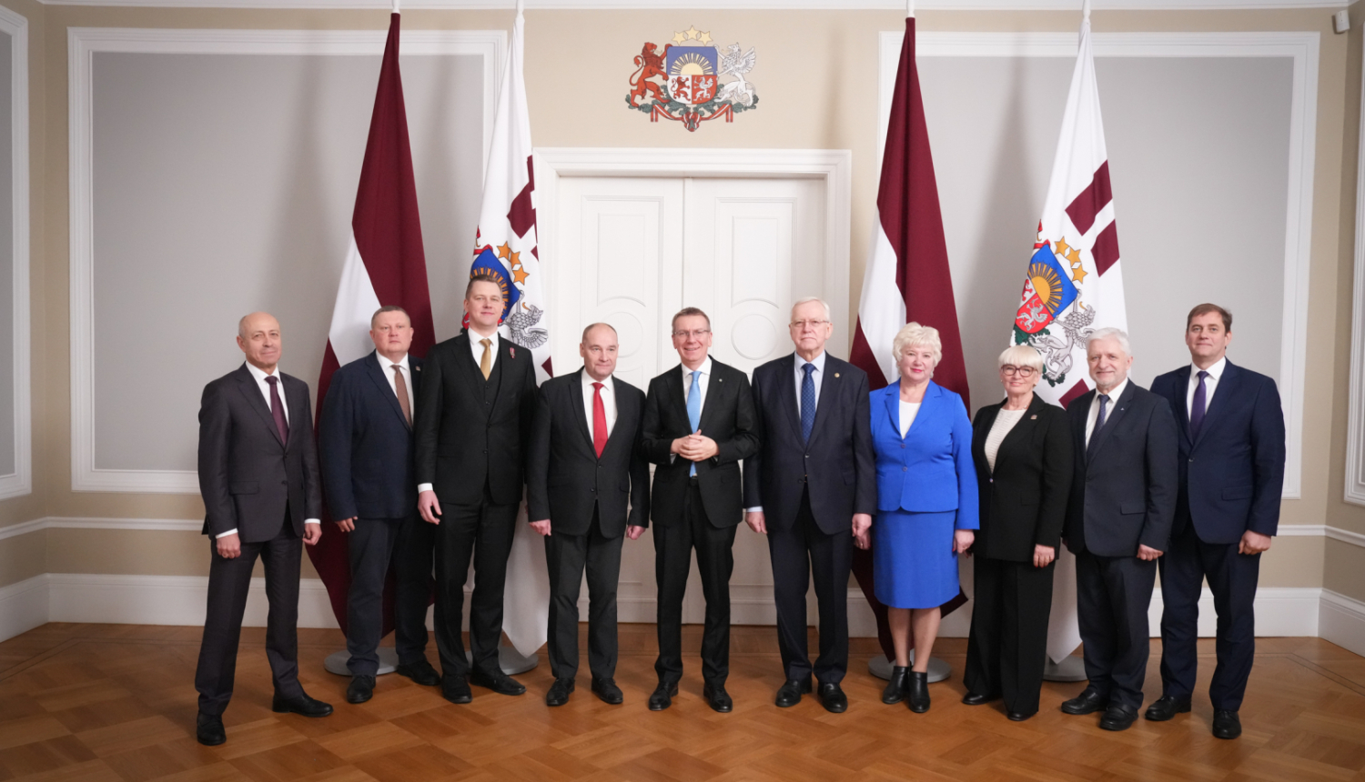 Valsts prezidenta Edgara Rinkēviča tikšanās ar Saeimas frakcijas “Zaļo un Zemnieku savienība" pārstāvjiem