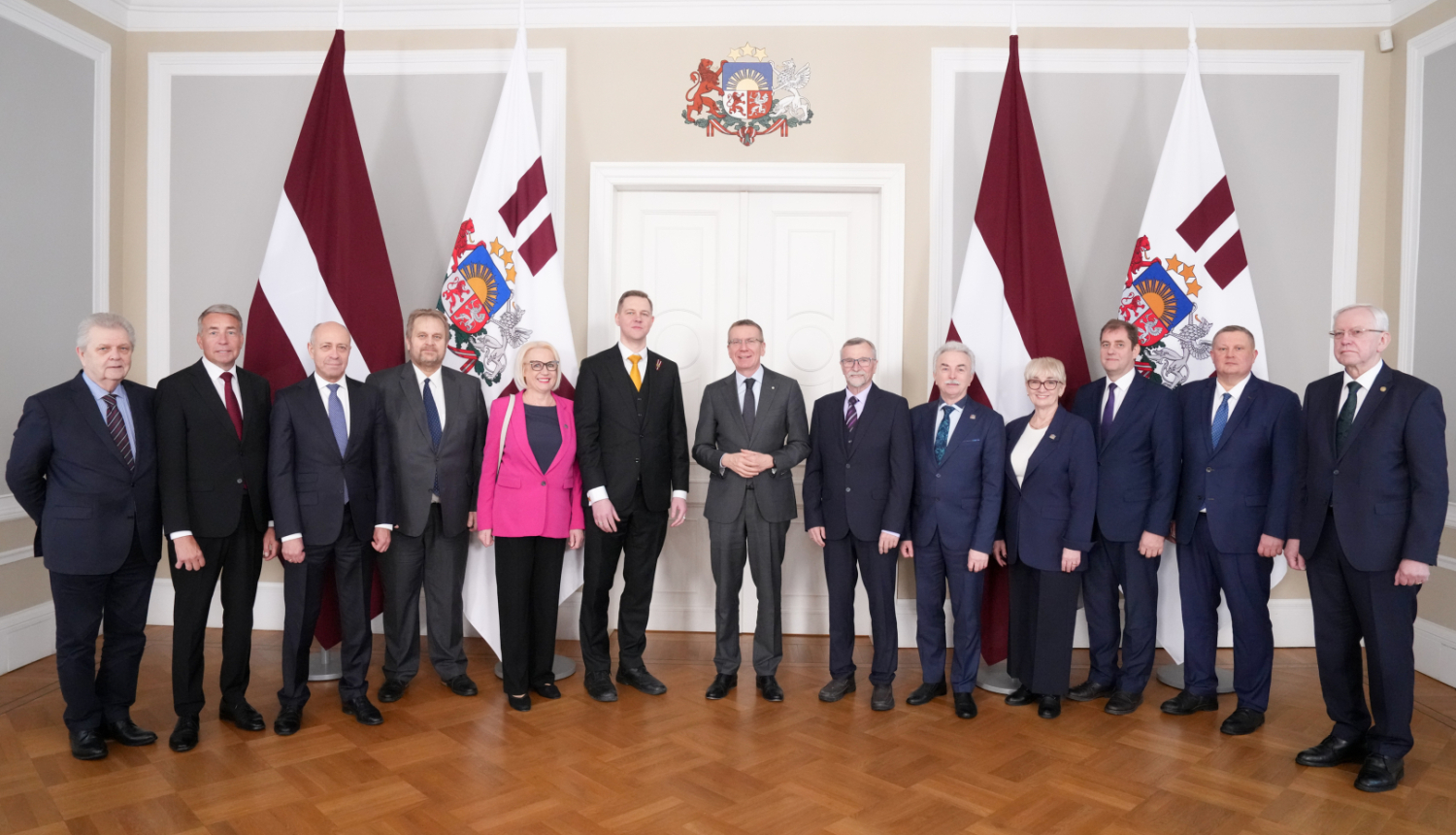 Valsts prezidenta Edgara Rinkēviča tikšanās ar Saeimas Zaļo un Zemnieku savienības frakciju