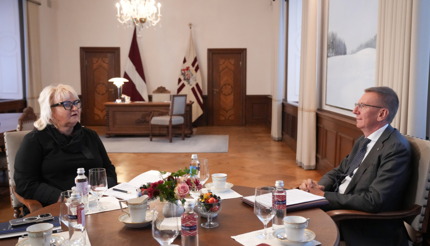 Valsts prezidenta tikšanās ar Saeimas Izglītības, kultūras un zinātnes komisijas priekšsēdētāju