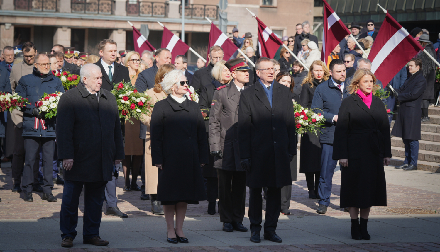 25.03.2025. Valsts prezidenta Edgara Rinkēviča uzruna Komunistiskā genocīda upuru piemiņas dienā pie padomju okupācijas upuru piemiņas memoriāla “Vēstures taktīla”
