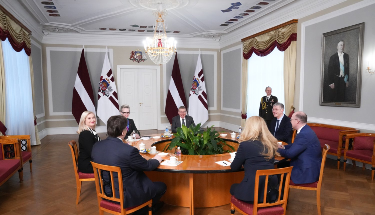 Valsts prezidenta Edgara Rinkēviča tikšanās ar tieslietu sistēmas augstākajām amatpersonām