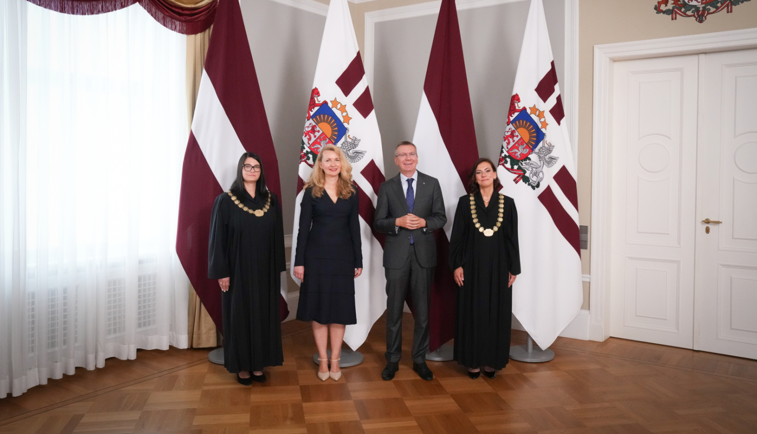 Tiesneša zvēresta un tiesneša svinīgā solījuma ceremonija