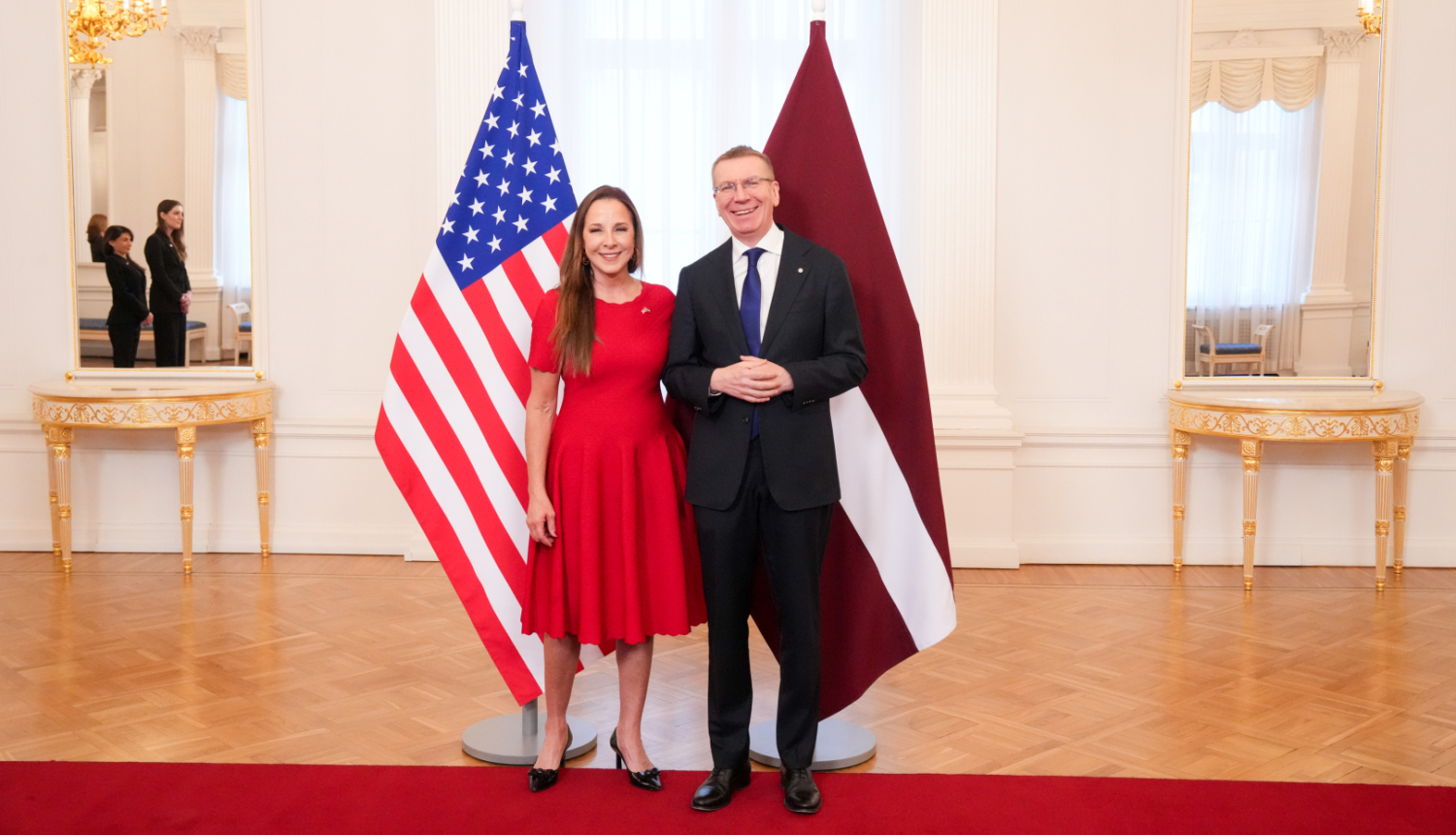 Amerikas Savienoto Valstu ārkārtējās un pilnvarotās vēstnieces akreditācijas ceremonija