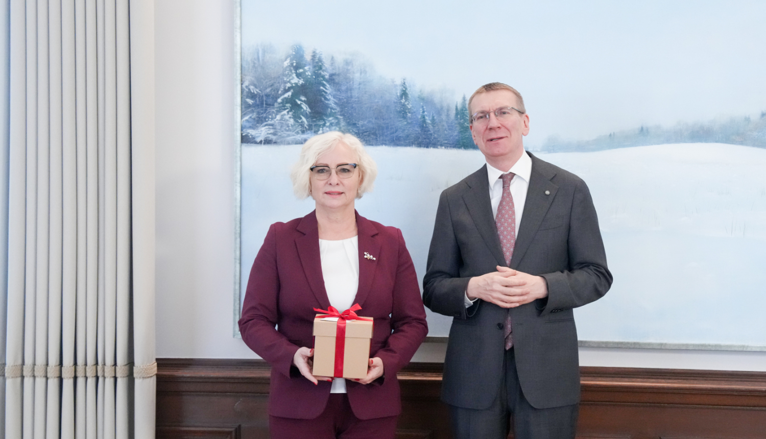 Edgars Rinkēvičs un Daiga Mieriņa