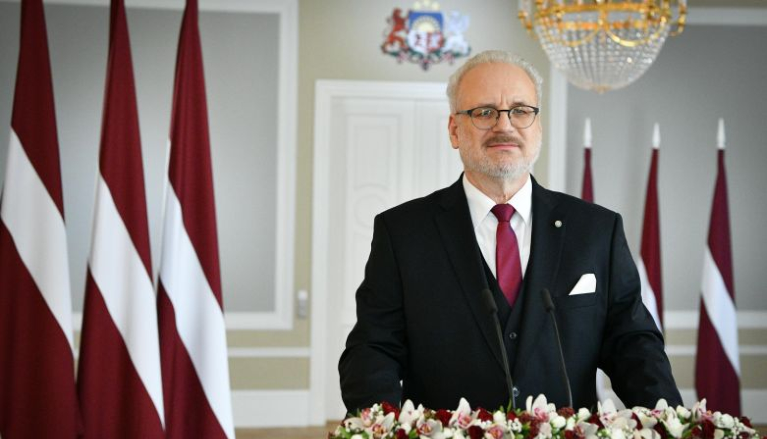 Valsts prezidenta Egila Levita runa Latvijas Republikas proklamēšanas 102. gadadienā