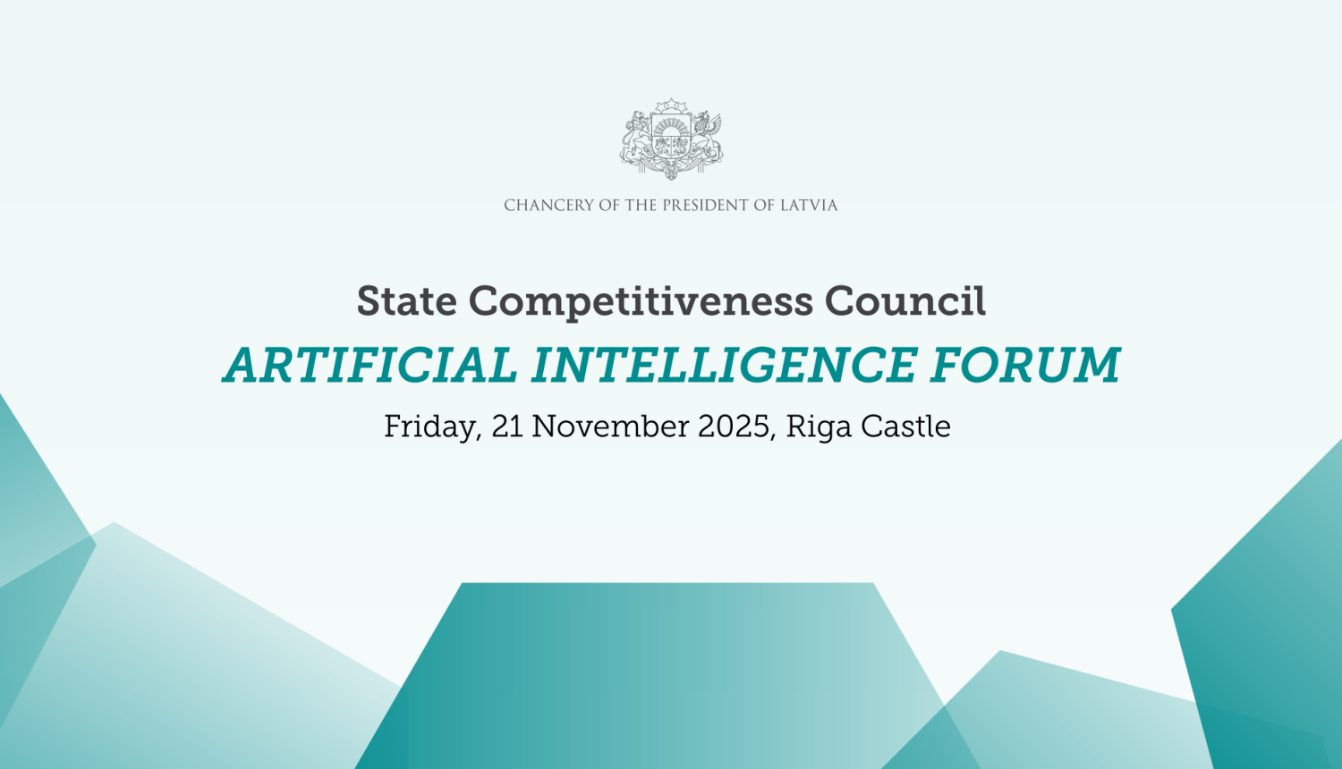 Artificial Intelligence Forum to be held at the Riga Castle