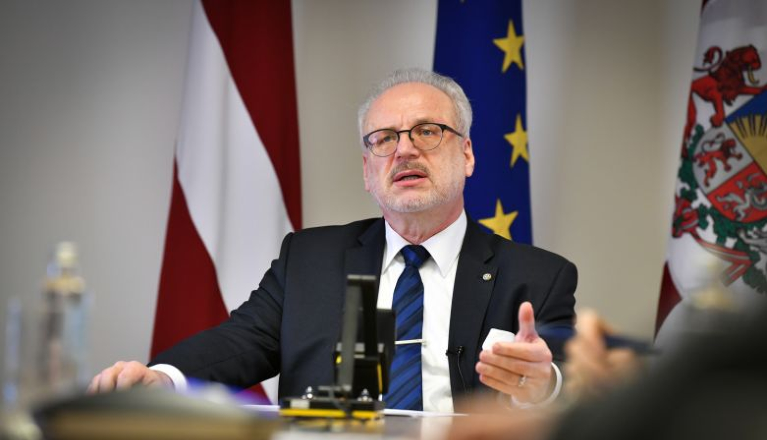 Valsts prezidents un Microsoft prezidents runā par ekselences centra izveidošanu Bērnu klīniskās universitātes slimnīcā