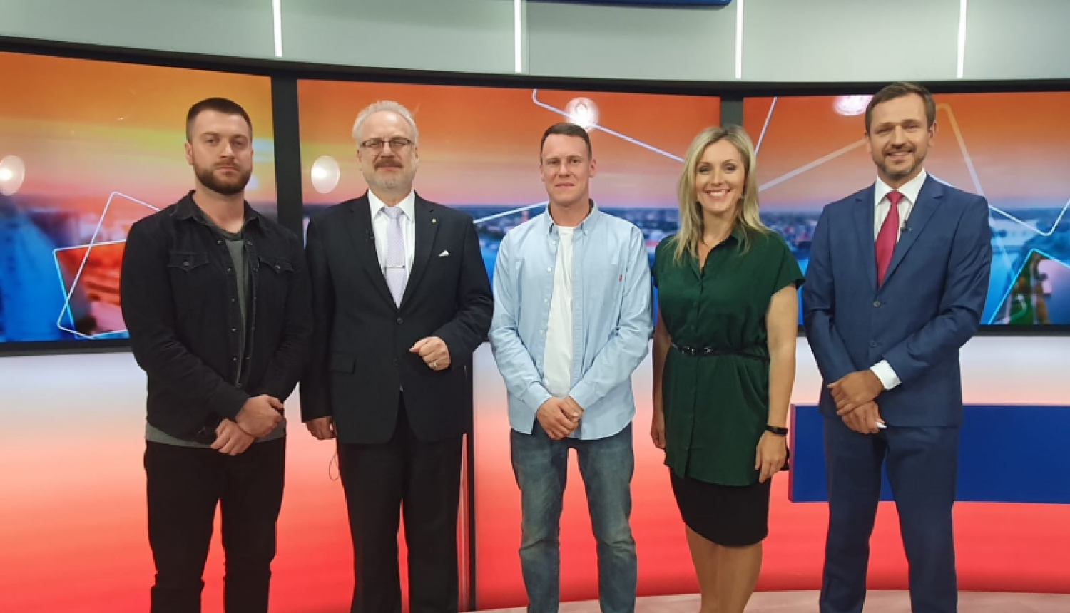 Valsts prezidenta Egila Levita 15. jūlija intervija LNT 900 sekundēm