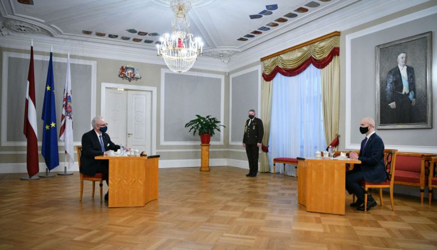 Valsts prezidents vienisprātis ar jauno veselības ministru Pavļutu: masveida brīvprātīga vakcinācija ir jāveic visīsākajā iespējamajā laikā