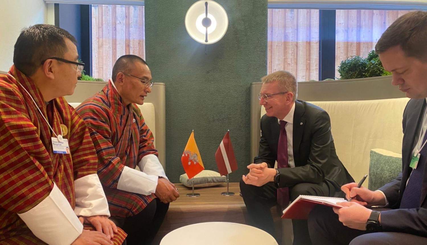 22.01.2025. Valsts prezidents tiekas ar Butānas Karalistes premjerministru