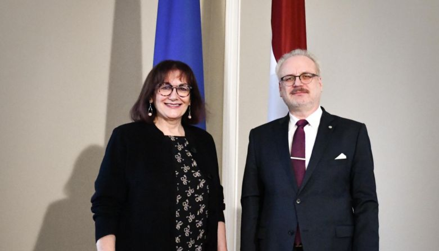 Valsts prezidents un EK viceprezidente apspriežas par darāmo Eiropas demokrātijas un demogrāfijas laukā