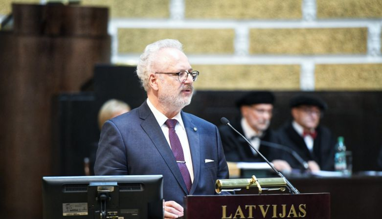 Valsts prezidenta Egila Levita uzruna svinīgajā Latvijas Universitātes Senāta sēdē