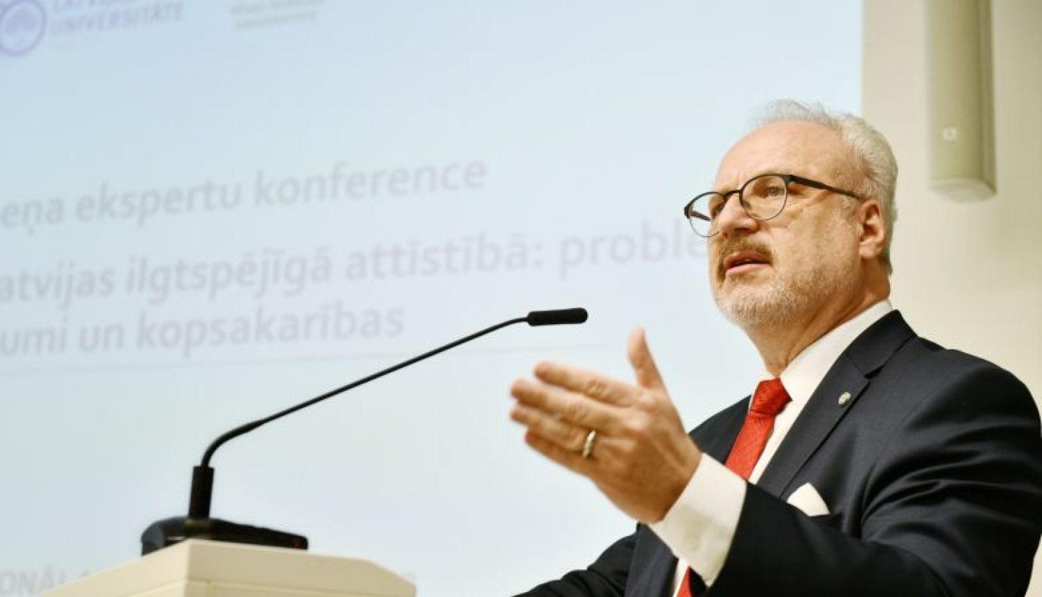 Valsts prezidenta Egila Levita uzruna biedrības “Latvijas Formula 2050” ekspertu konferencē par politiskās kultūras lomu Latvijas ilgtspējīgai attīstībai