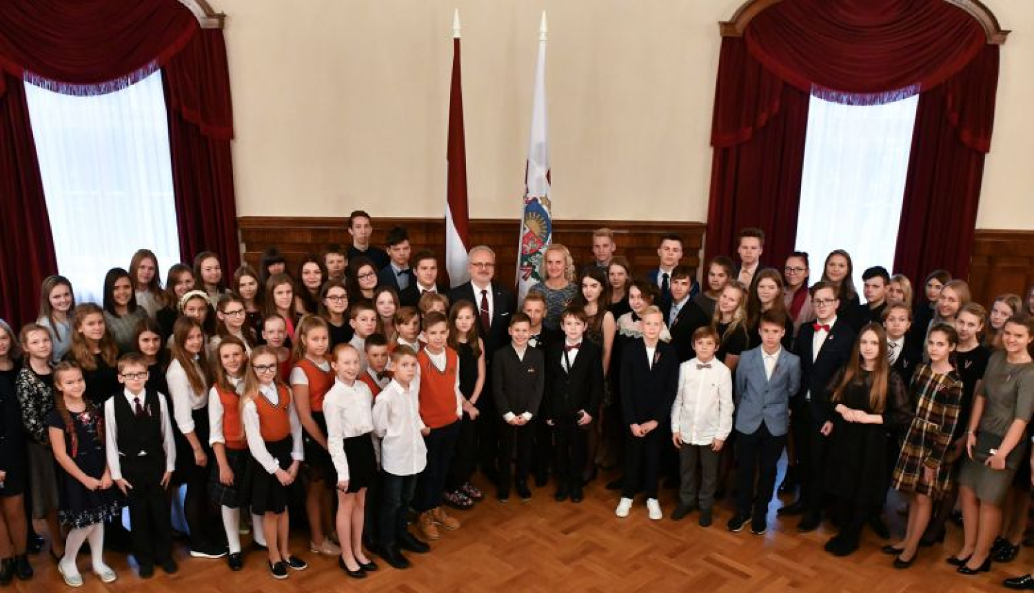 Valsts prezidenta Egila Levita uzruna skolēnu radošo darbu konkursa “Mūsdienu varonības tēli Latvijā” dalībniekiem