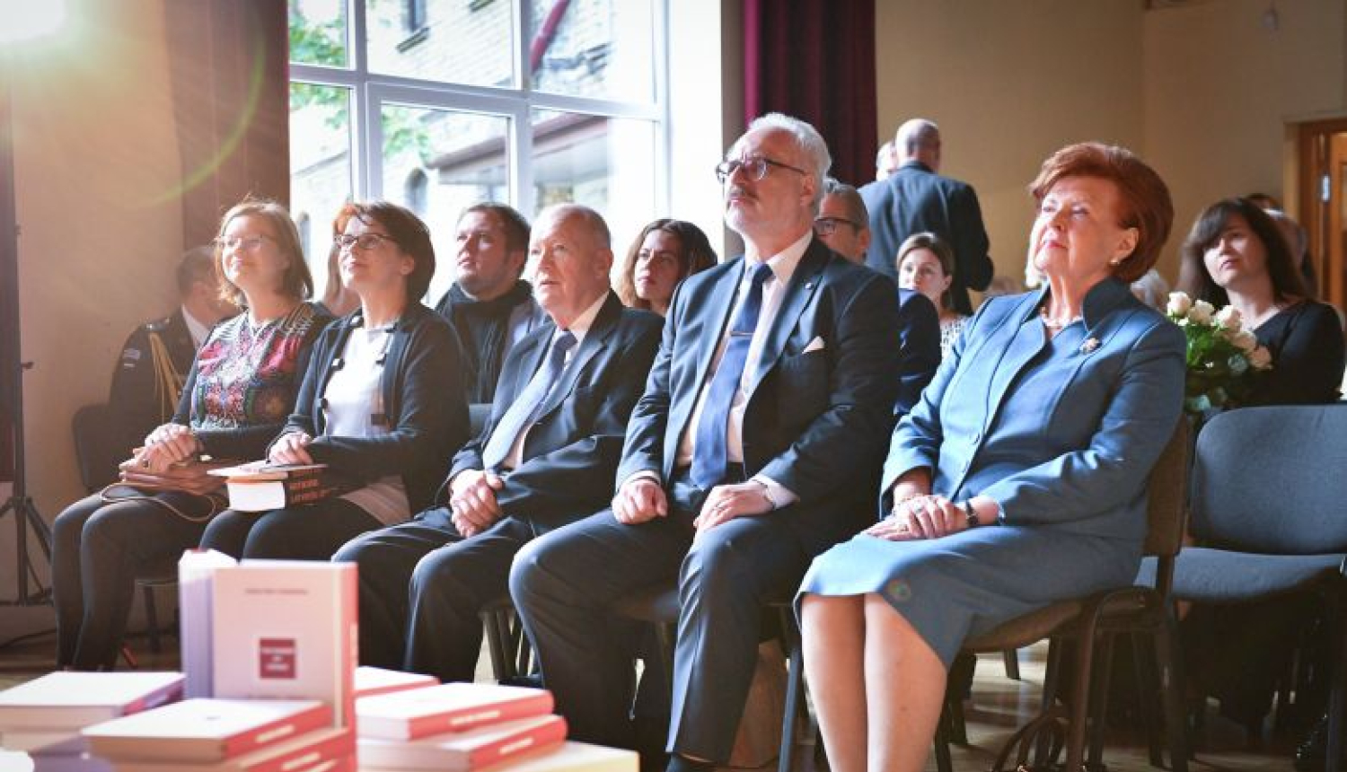 Valsts prezidenta Egila Levita uzruna Vairas Vīķes-Freibergas grāmatas “The Singer of Songs. On Cognitive Schemas and Sequential Structuring in Longer Latvian Folk Songs” atvēršanas svētkos