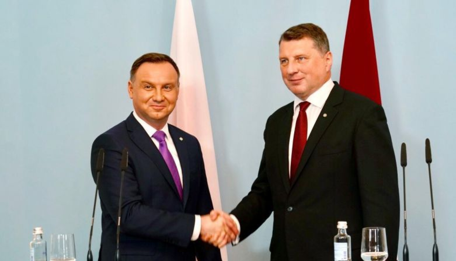Valsts prezidenta Raimonda Vējoņa paziņojums presei  pēc tikšanās ar Polijas prezidentu Andžeju Dudu
