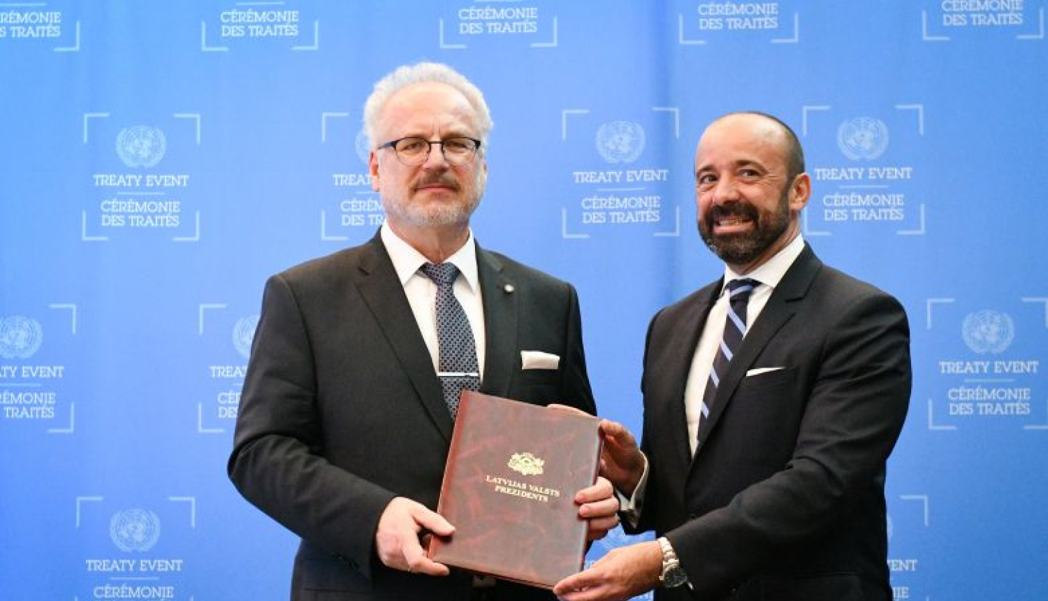 Valsts prezidents iesniedz ANO Latvijas deklarāciju par Starptautiskās tiesas obligātās jurisdikcijas atzīšanu