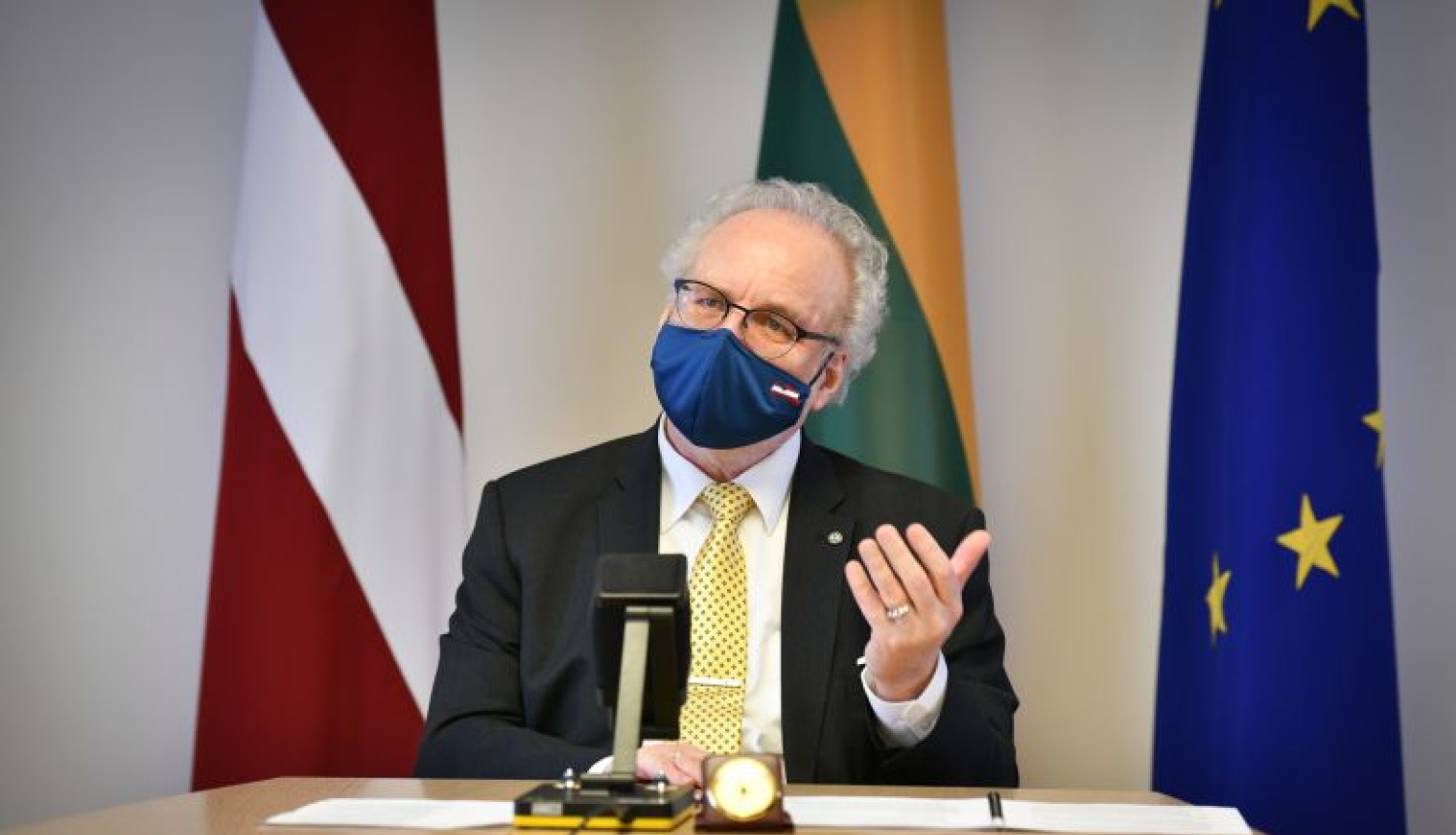 Valsts prezidents sarunā ar Lietuvas prezidentu: ES jāturpina vienota nostāja pret Krieviju un Baltkrieviju