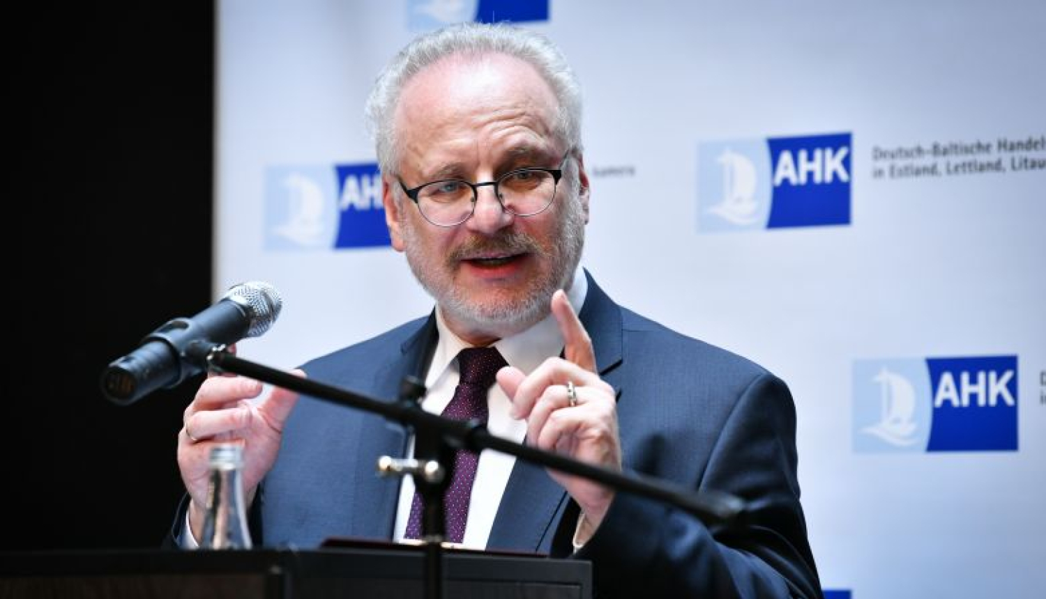 Valsts prezidenta Egila Levita runa, tiekoties ar Vācijas–Baltijas Tirdzniecības kameras pārstāvjiem