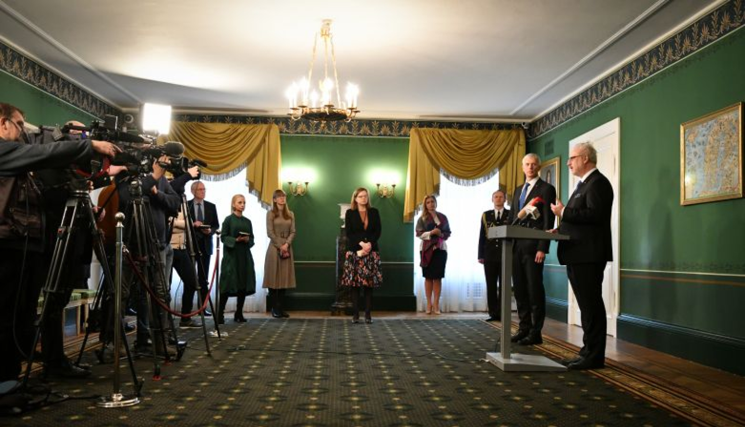 Valsts prezidenta Egila Levita un Ministru prezidenta Krišjāņa Kariņa 18. marta mediju brīfings – aktuālais komentārs sabiedrībai