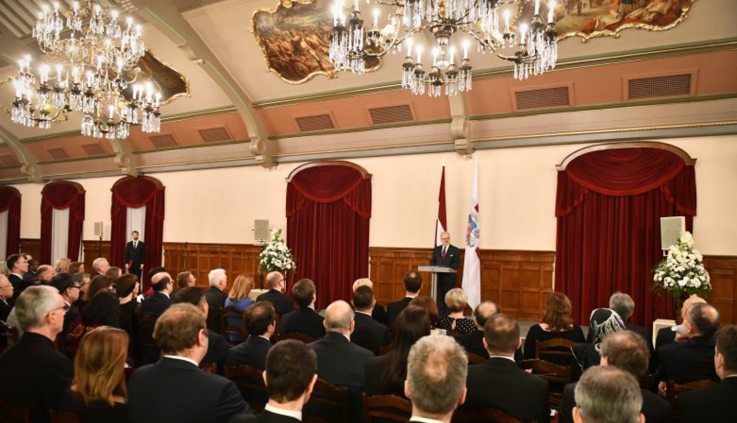 Valsts prezidenta Egila Levita runa ārvalstu diplomātiskajam korpusam ikgadējā Jaungada pieņemšanā Rīgas pilī