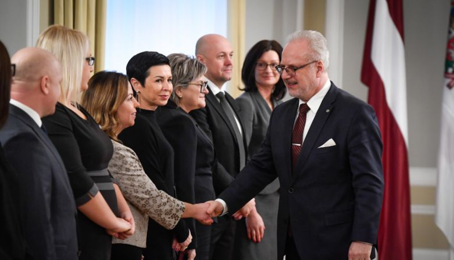 Valsts prezidents tiekas ar zvērinātu tiesu izpildītājiem
