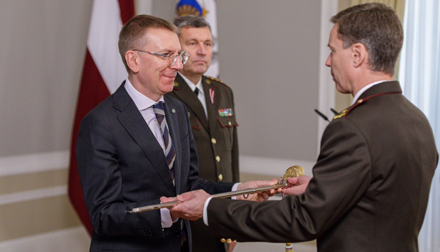 Valsts prezidents un Kaspars Pudāns