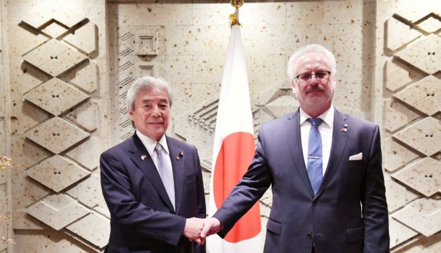 Valsts prezidents: Latvija un Japāna ir līdzīgi domājoši sadarbības partneri