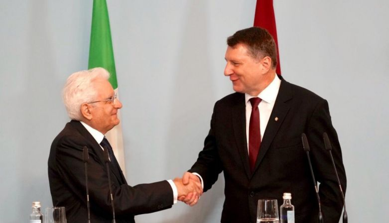 Valsts prezidenta Raimonda Vējoņa paziņojums presei pēc tikšanās ar Itālijas prezidentu Serdžo Matarellu