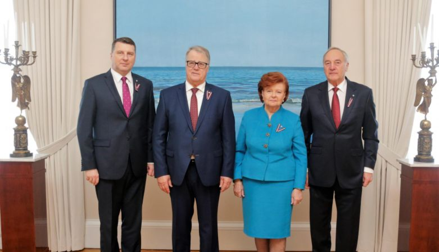 Rīgas pilī atzīmē 95. gadadienu kopš Valsts prezidenta institūcijas izveidošanas