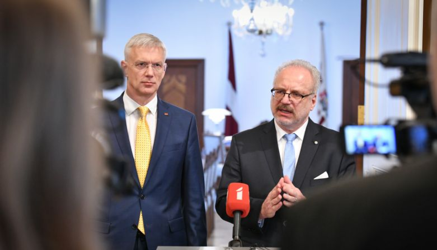 Valsts prezidenta Egila Levita tikšanās ar Ministru prezidentu Krišjāni Kariņu