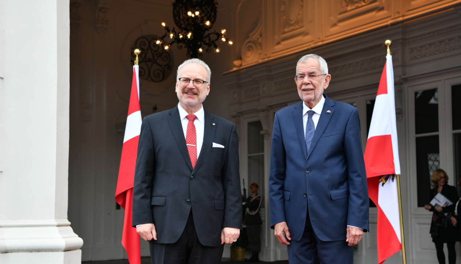 Egils Levits un Aleksandrs van der Bellens