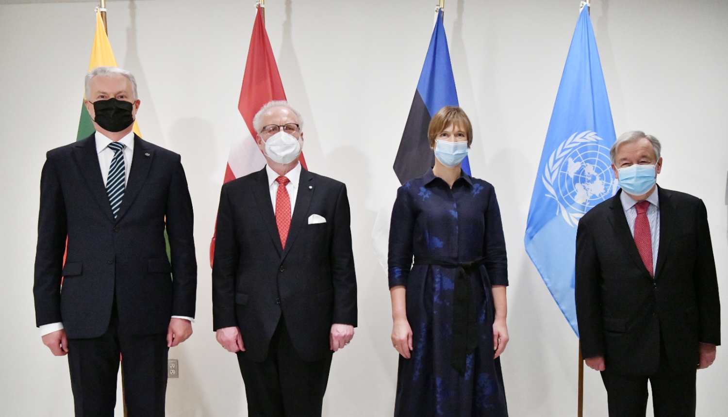 Lietuvas prezidents, Latvijas prezidents, Igaunijas prezidente, ANO ģenerālsekretārs