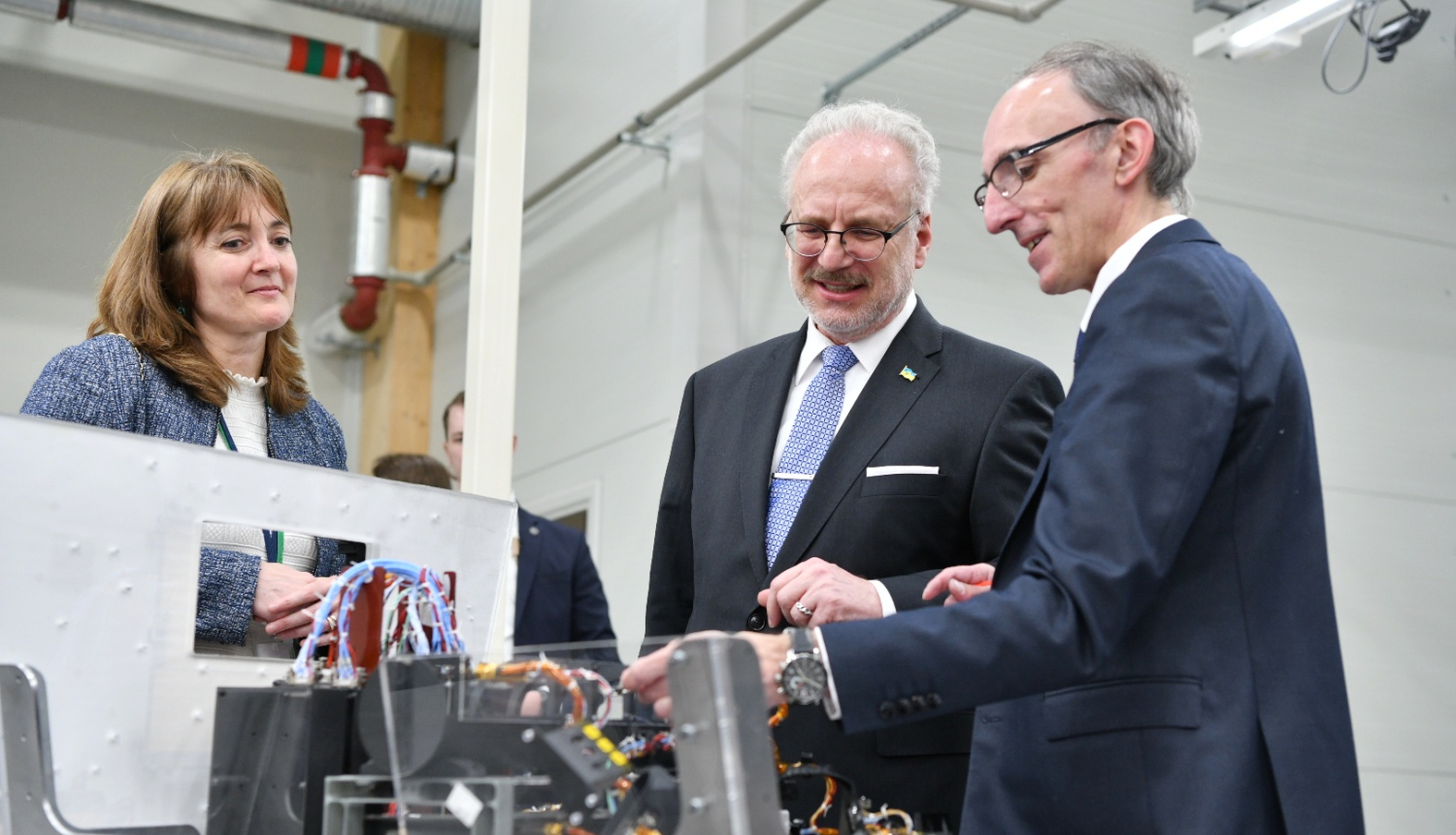 Egils Levits apskata uzņēmumu